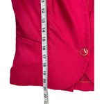 Venus Women's Berry Pink Casual Blazer Top With Ruffle Sleeves Photo 4