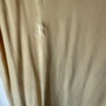 Vintage Embroidered Paisley Button Front‎ Dress Tan Beige Boho Midi L Size L Photo 8