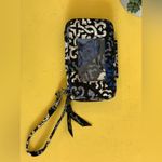 Vera Bradley Blue and Black Patterned Wristlet. Photo 2