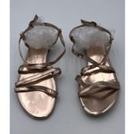 Old Navy  Rose Gold Flat Strappy  Sandals~  Size 8 Photo 0