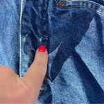 90s Thoroughbred high rise cowgirl western bareback jeans with yoke detail 24x35 Blue Size 24 Photo 4