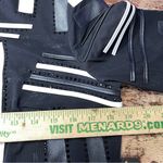 Berek‎ art To wear mesh zip front Jacket with faux leather patchwork size small Black Photo 5