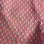 Loft The Rivera Satin Pink/Blue Geometric Shorts Photo 3