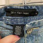 Calvin Klein Jeans  Distressed Hem Denim Skirt Photo 7