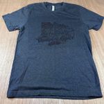 Bella + Canvas Fall Graphic Tee M Gray Fuzzy Boots Flannel Pumpkin Spice Size M Photo 0