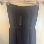 Krisa NWT Revolve Tube Strapless Silk Black Maxi Dress Size Large Formal Dressy Photo 9