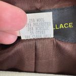 Harris/Wallace Vintage Wool Blend Aztec Print Single Breasted Blazer Women's S Photo 4