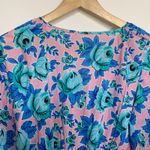 Rhode Resort Anya Smocked Mini Dress Womens Size Medium Blue Photo 14