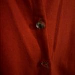 J. McLaughlin  orange‎ cardigan.  Like new. Size small Photo 2