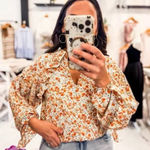 Bishop and Young  Dreaming Daisy Ruffle Blouse Photo 0