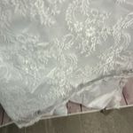 New Boutique Bridal Gown size US 16 plus lined lace train flared romantic event White Photo 5