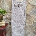 French Connection Aura Ditsy Floral Print Midi Dress in White size 12 Photo 1