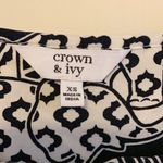 Crown & Ivy  elephant ruffle botton shirt XS Photo 3