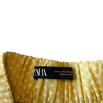 ZARA  Yellow Polka Dot Palazzo Pants Photo 7