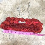 Red Evening Bag with Rhinestone Bow Silver Photo 1