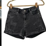 American Eagle  Mom Shorts Distressed Cuffed Womens 2 Photo 6