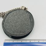 Jazzercise silver metallic sparkling wristlet coin purse Black Photo 7