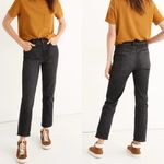 Madewell Faded Black The Perfect Vintage Crop Denim Jeans Sumner Wash Photo 1