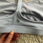 Lululemon  light blue flow y bra size 8 Photo 2