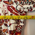 Peruvian Connection  Multicolor Paisley Abstract 3/4 Sleeve Top Women's size XL Photo 7