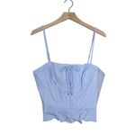 BCBGMAXAZRIA  Womens M Linen Blend Corset Top NEW Photo 1