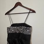 Jay Godfrey Dress Amira sequined mesh gown draped front black cocktail formal Size XS Photo 9