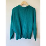 Diane Von Furstenberg  Women’s Cardigan Button Front Teal Knit Vintage Photo 1