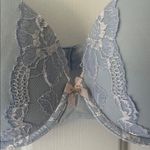 Victoria's Secret Elegant Lace Trim Light Blue Bra Photo 1