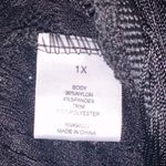 Emma & Posh 1X Black Floral Lace Fringe Trim Short Sleeve Cardigan Cover Up Photo 8