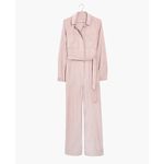 Madewell Corduroy Belted Jumpsuit K3347 Purple Pink Size 4 Photo 3