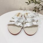 Kaanas Recife Slide Sandals White Knotted Bows Flats Size 7 NWOB Photo 2