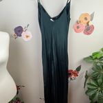 ZARA Hunter Green Midi Satin Cowl Dress - Size - XS Photo 3