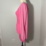Hello Molly  Party It Up Pink Bodycon One Shoulder Dress Photo 5