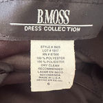 Vintage BMoss Dress Black Midi Halter Dress 6 Babydoll Y2K Whimsigoth Goth Hoco Photo 9