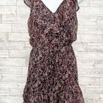 MYTH NYC Sleeveless Ruffle Mini Dress, M Gray Size M Photo 2