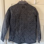 Dickies sz XS Womens Black Wash Denim Corduroy Quilted Chore Jacket Streetwear Photo 13