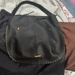Rebecca Minkoff  Black Hobo Bag with Gold Studs Photo 5