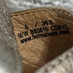 BORN Venetia Panna Cotta Metallic‎ Leather Cork Wedge Platform Sandals Size 6 Photo 13