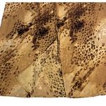 Emma James  Women's Maxi Skirt Sz 12 Animal Print Long Silky Cheetah Back Slit‎ Photo 2