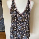 Grace & Lace Tiered Mesh Boho Floral Top Size Medium Photo 0