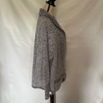 Vtg Y2K Side Effects Marled Cardigan Womens Sweater Sz M Chunky Knit Grandpa Black Size L Photo 3