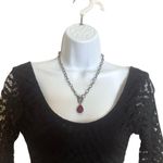 Paparazzi Necklace ~ So Sorority - Pink Photo 4