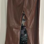 SheIn brown leather pants Photo 1