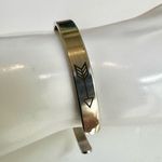 Life is tough but so are you silver tone open cuff inspirational bracelet Photo 4