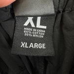 Solid Basics Black Elastic Waist Lightweight Windbreaker Athletic Pants Size XL Photo 9