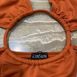 Icon Swim Orange Cutout Swimsuit Photo 3