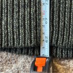 Market & Spruce  Women’s GreenButton Back Sweater with Black Elbow Patches Size M Photo 13