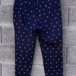 British Khaki  blue pants with anchor design size 14 women's Photo 8