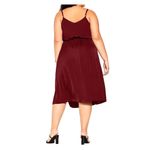 City Chic Pomegranate Red Dreaming Dress Sz.XXL/24 NWT Photo 2