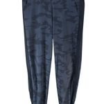 Athleta Brooklyn Textured Jogger Pants Womens 4 Blue Camo Work Travel Casual Photo 1